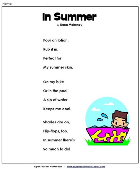 10 Perfect Rhymes For Summer