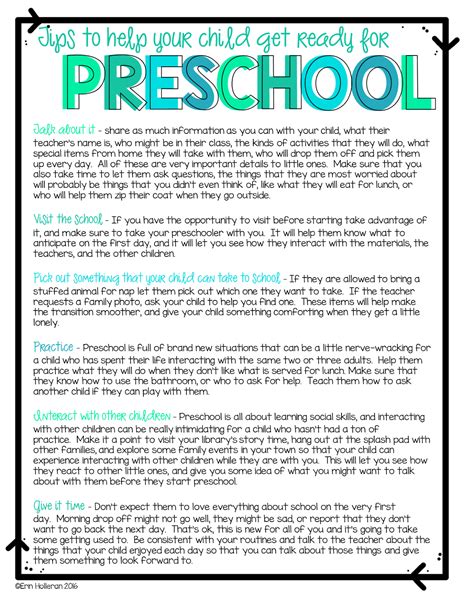 10 Preschool Application Tips For Parents