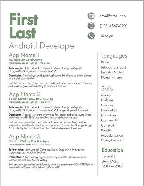 10 Tips To Perfect Your Android Application Resume