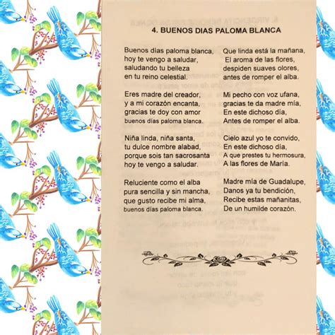 10 Ways To Wish Buenos Dias Paloma Blanca