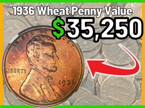 1936 Wheat Penny Value And Price Guide