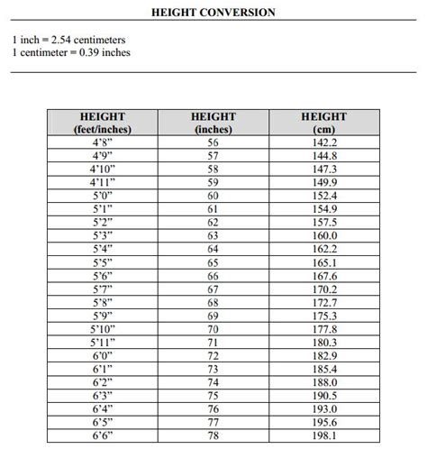 195 Cm To Feet Conversion Guide