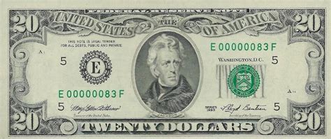 1993 $20 Bill Value And Price Guide