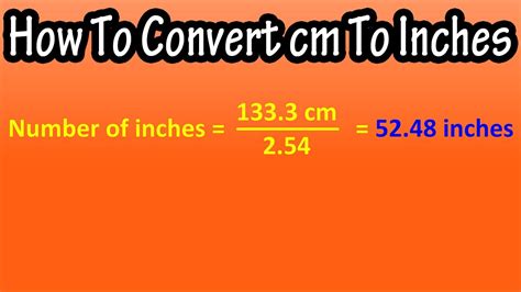 245 Cm To Inches Conversion Made Easy