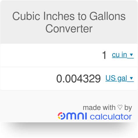 3 Easy Ways To Convert Cubic Inches To Gallons