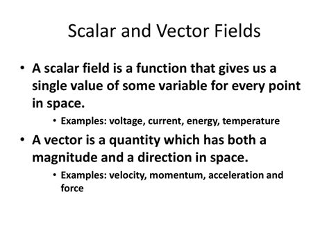 3 Ways Temperature Field Can Be Scalar Or Vector