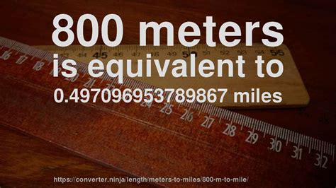 3 Ways To Convert 800 Meters To Miles