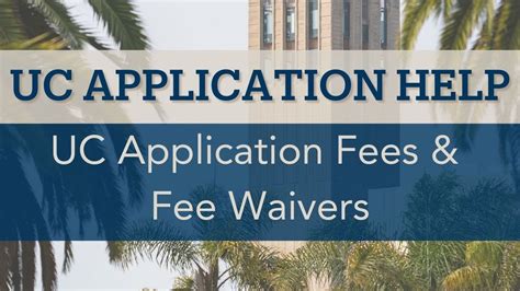 3 Ways To Get A Uc Application Fee Waiver