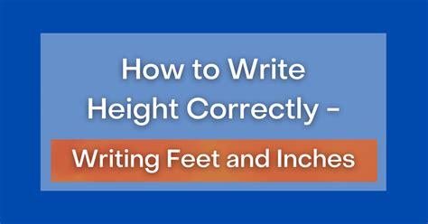 4 Easy Ways To Type Height Correctly