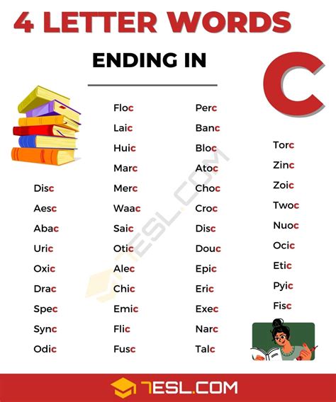 4 Letter Words Ending In C Revealed