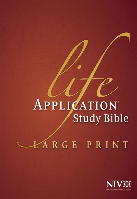 5 Benefits Of Life Application Study Bible Niv Large Print