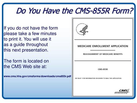 5 Easy Steps To Complete 855r Medicare Application