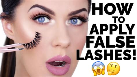 5 Easy Ways To Apply False Eyelashes