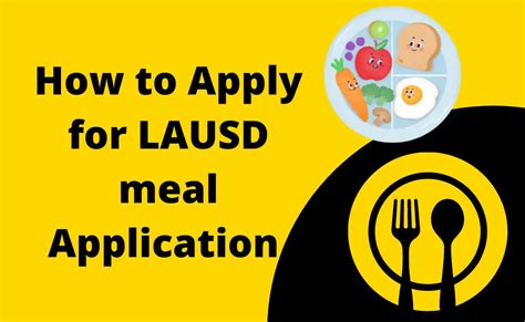 5 Easy Ways To Apply For Lausd Meals