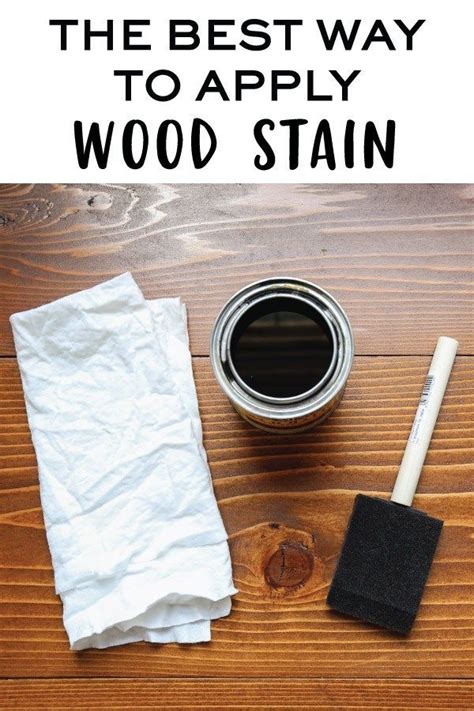 5 Easy Ways To Apply Wood Stain