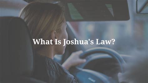 5 Essential Components Of Joshuas Law Unit 5