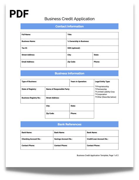 5 Essential Tips For Business Credit Application Form