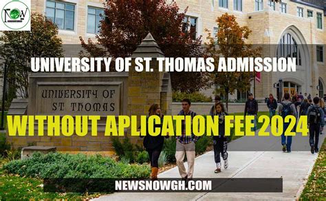 5 Key Dates For University Of St Thomas Application