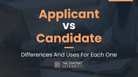 5 Key Differences Applicants Vs Candidates