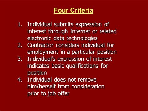 5 Key Facts About Ofccp Internet Applicant Rule