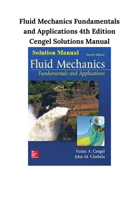 5 Key Fluid Mechanics Fundamentals And Applications