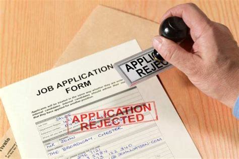 5 Reasons Applicants Get Rejected