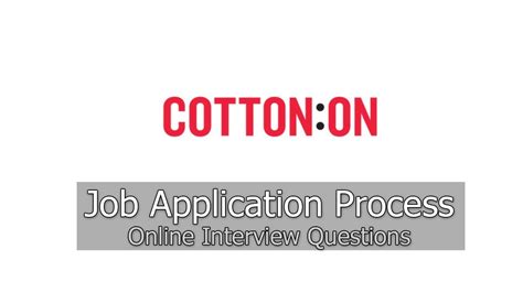 5 Steps To Ace A Cotton On Job Application