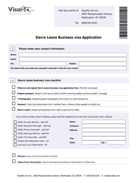 5 Steps To Apply For Sierra Leone Visa