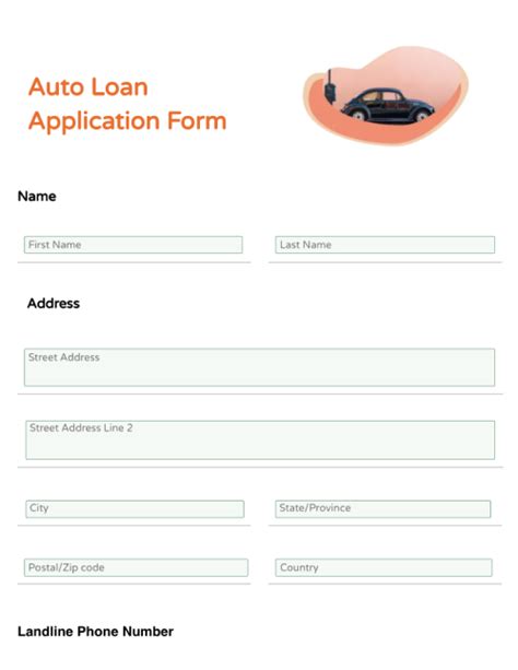 5 Steps To Fill Car Loan Application Form