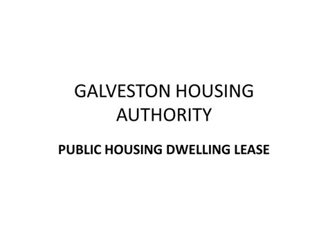 5 Steps To Galveston Housing Authority Application