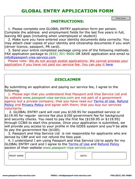 5 Steps To Global Entry Application Pdf