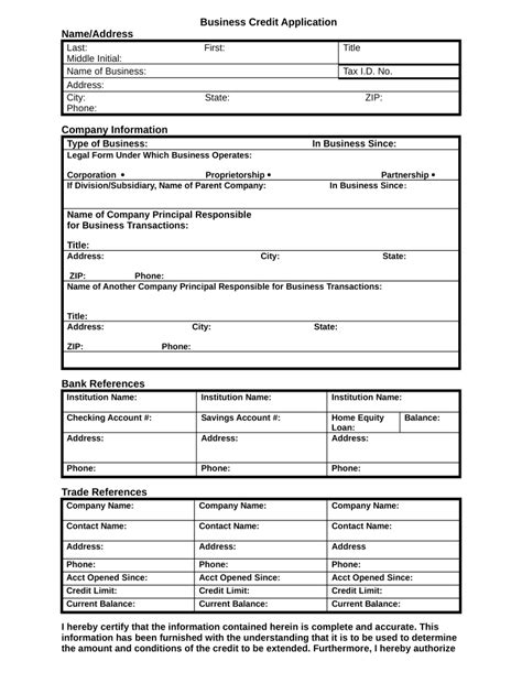 5 Tips For A Business-To-Business Credit Application Form