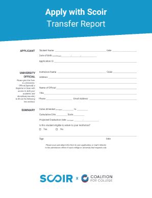 5 Tips For A Seamless Coalition Application Transfer Report