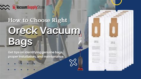 5 Tips For Choosing Oreck Xl Vacuum Bags