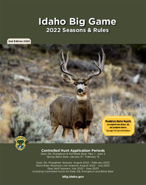 5 Tips For Idaho Big Game Application Success