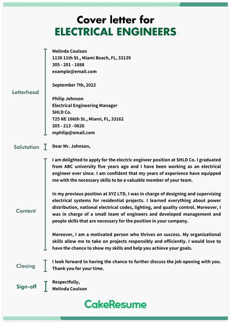 5 Tips For Writing Electrical Engineer Application Letter