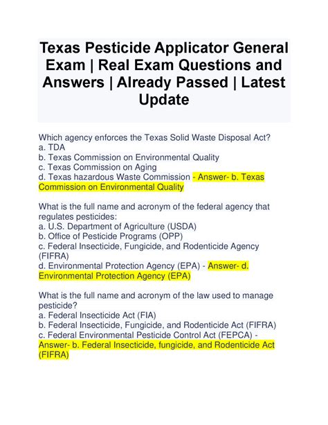 5 Tips To Ace The Texas Pesticide Applicator Test