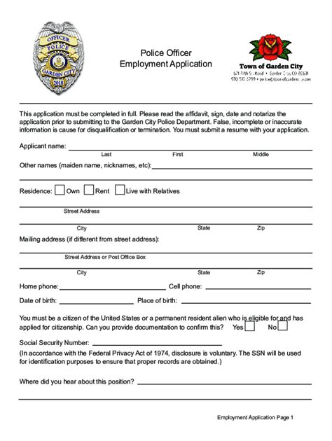 5 Tips To Ace Your Police Application Form