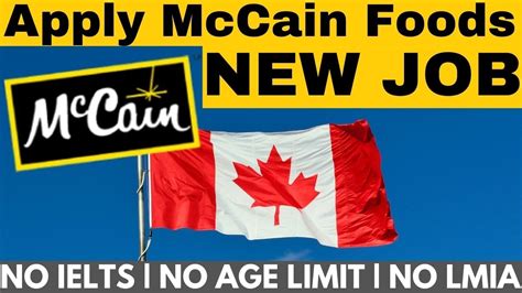 5 Ways To Apply For Mccain Foods Jobs Online