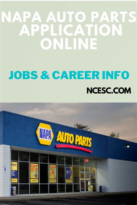 5 Ways To Apply For Napa Auto Parts Employment