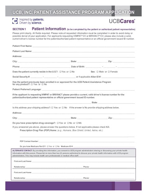 5 Ways To Complete Ucb Patient Assistance Application