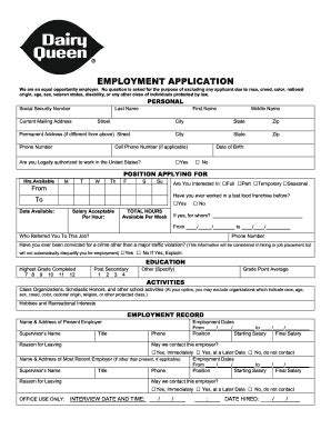 5 Ways To Fill Out Dq Application Pdf