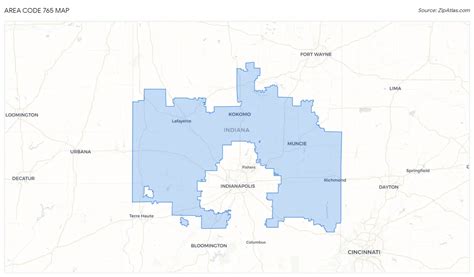 5 Ways To Identify Area Code 765 Location