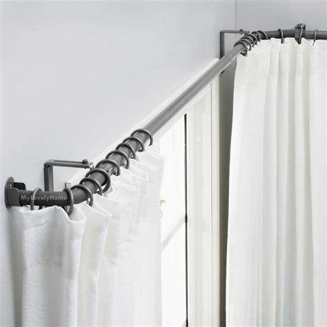 5 Ways To Install L Shaped Curtain Rod