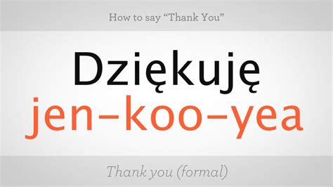 5 Ways To Say Thank You In Polish