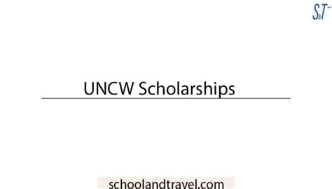 5 Ways To Secure Uncw Scholarship Application