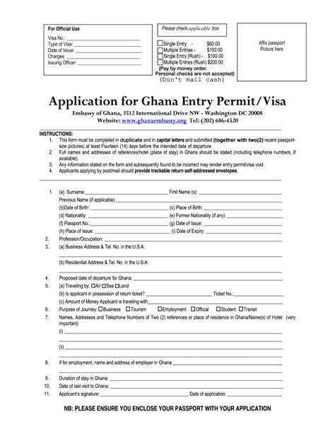 5 Ways To Sign Ghana Visa Application Correctly