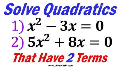 5 Ways To Solve Quadratic Functions With Ease