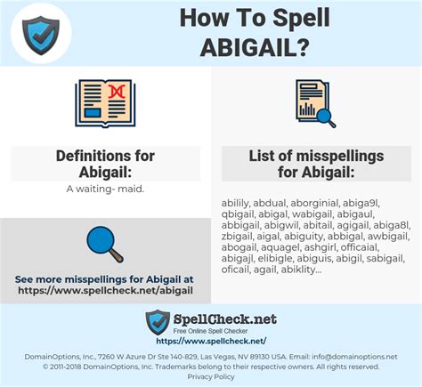 5 Ways To Spell Abigail Correctly