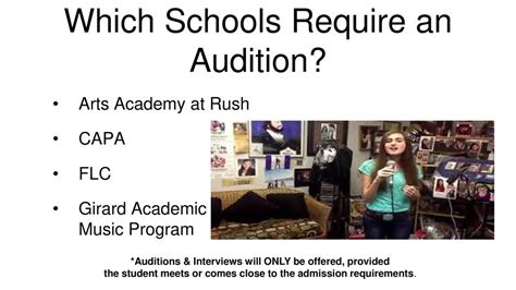 5 West Coast Schools Requiring Auditions